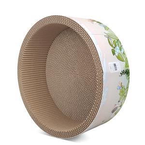 ICLE nouveau carton moderne chat maison poste courbe lit intérieur <span class=keywords><strong>Relax</strong></span> chat <span class=keywords><strong>griffoir</strong></span> - Product Image 3