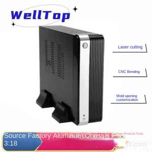 ตู้ควบคุมแบบหลายสเปค 1U สำหรับเราเตอร์เมทริกซ์ ใช้สำหรับฮาร์ดแวร์การสื่อสารและเสียง พร้อมช่องใส่ฮาร์ดดิสก์ - Product Image 2