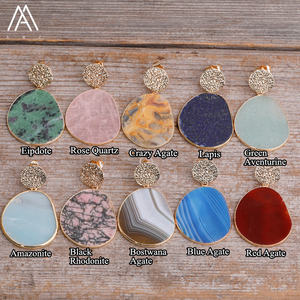 Pendientes de piedra preciosa Natural para mujer, joyería romántica, regalo de moda - Product Image 2