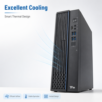 Zhaoxin KX U6780A 8 Core 2.7GHz Desktop Kantor yang Dapat Disesuaikan 16GB RAM 512GB NVME SSD 8L Casing Kompak Paket Lengkap Monitor