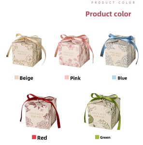 Cajas de Regalo de Papel Plegables al por Mayor, Cajas de Regalo de Papel con Cinta Plegable de Lujo para Bodas, Pequeños Negocios y Uso Doméstico - Product Image 6