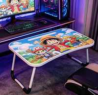Table pliante portable économique pour ordinateur portable, bureau multifonction pour lit, dortoir, canapé, bureau à domicile, bureau d'étude et d'écriture