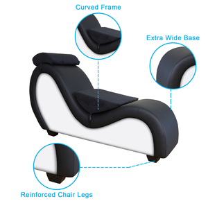 Moderno paio di sedia divano in pelle diretta colorata per le donne in stato di gravidanza comodo Yoga divano letto per vivere il sesso mobili - Product Image 3