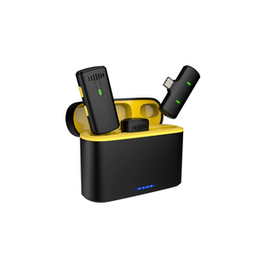 Mini micrófono de solapa portátil nuevo del fabricante, conector tipo C, reducción de ruido inalámbrica para transmisión en vivo, TikTok, YouTube - Product Image 5