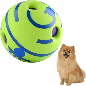 Palla Interattiva Ecologica Giggle Ball per Cani e <span class=keywords><strong>Animali</strong></span> <span class=keywords><strong>Domestici</strong></span> Grande/Media/Piccola Giocattolo Divertente in PVC per Addestramento IQ con Suoni Rotolanti e Vibrazioni - Product Image 1