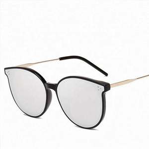 Nuevas Gafas de Sol Retro de Moda para Hombre y Mujer, Estilo Ojo de Gato, con Espejo Degradado, Protección UV400, Redondas y Grandes, 2019 - Product Image 3