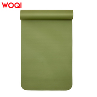 Ensemble de tapis de yoga WOQI en matériau NBR écologique avec sangle de transport, design pliable pour la perte de poids, exercices de Pilates, couleur personnalisée