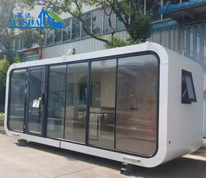 Cabine Apple préfabriquée écologique de luxe Chambre d'hôtel modulaire pour une construction rapide pour les centres de villégiature et les campings - Product Image 4