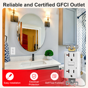 Ổ Cắm Điện GFCI Ổ Cắm Mỹ 20A - Product Image 5