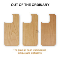 Coques de téléphone en bois et TPU écologiques pour iPhone 16, 15, 14, 13 Pro Max – Fournisseur en gros de coques arrière design avec copeaux de bois