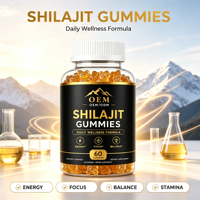 Gummies de Shilajit pour la santé cognitive, la concentration, la clarté mentale, la mémoire, le soutien immunitaire et l'équilibre hormonal