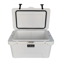 Glacière rigide durable isolée 45QT, glacière rotomoulée portable, congélateur pour le camping, les sports de plein air