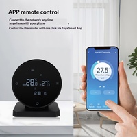 Termostato Digital con Pantalla Táctil RKHK, WiFi Tuya, Funciona con Batería, Caldera de Gas, Calefacción por Suelo Radiante, Sala de Estar, Apartamento