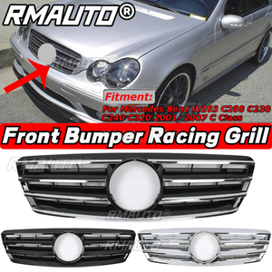 กระจังหน้ารถยนต์ W203 สำหรับ Mercedes Benz W203 C200 C230 C240 C320 ปี 2001-2007 ชุดแต่งรถยนต์ - Product Image 1