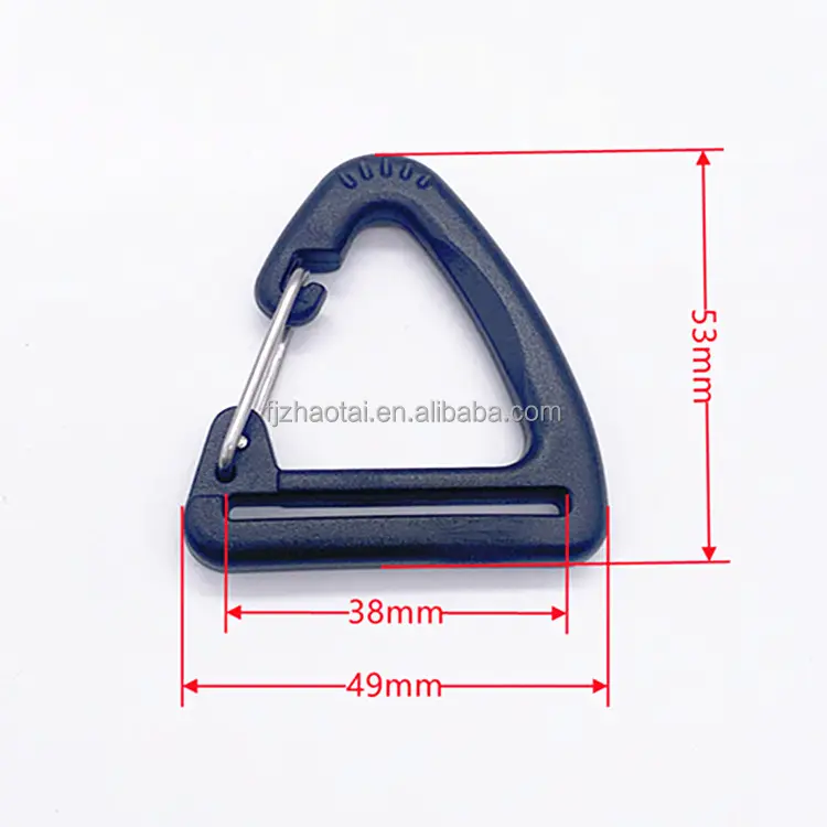 Custom Bag Accessories Black Plastic Swivel Snap Hook For Backpack Handbag