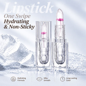 Rouge à lèvres hydratant à changement de couleur selon la température, <span class=keywords><strong>avec</strong></span> pétales de fleurs séchées à l'intérieur, longue tenue – Offre Spéciale - Product Image 2
