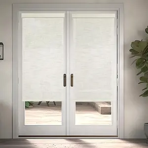Gizlilik camlı kapı güneşlikler korumak, yükseltme yan kapak ile sürgülü kapılar için ön kapı panjur