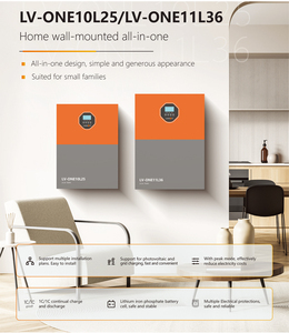 Home <b>Wall</b> Mounted All in One Energy <b>Storage</b> System Lithium Battery Home Solar Backup Power Off Grid LV-ONE10L25 - Product Image 4