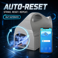 Piège à souris électrique automatique intelligent Wi-Fi réutilisable pour attraper les rats et les souris, piège à animaux pour l'intérieur