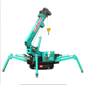 Mini-grue araignée multifonctionnelle sur chenilles rotatives, capacité de levage 1200 kg, usage domestique, garantie 1,5 an, testée et inspectée - Product Image 3