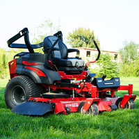 Cortadora de Césped Industrial Comercial de Giro Cero OEM de Fábrica, Motor ZONSEN/Briggs Vanguard, Ancho de Corte de 72 Pulgadas, Arranque Eléctrico, Transmisión Hidráulica