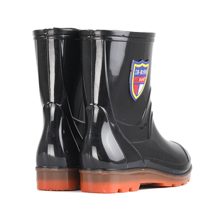 <strong>Men's</strong> Rain <strong>Boots</strong> Waterproof Male <strong>Ankle</strong> <strong>Wellington</strong> Platform Rain Fashion Flats <strong>Men</strong> Casual Rainboots Man Rubber Rain Shoes Size - Product Image 2