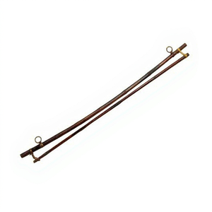 Vietnam Natural Bamboo <b>Clothes</b> Hanger Eco-Friendly <b>Handmade</b> Rack for Clothing Bedding Stylish Flexible 6 Hooks Vintage - Product Image 1