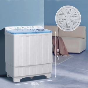 Winning Star เครื่องซักผ้ากึ่งอัตโนมัติ1400-2200W 15kg 7kg ST-XPB130-2009SVA คู่อ่างซักผ้าพร้อมเครื่องเป่าแห้ง - Product Image 4