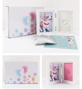 Personalized Passed Away Loss Of Pet Cat Pet Memorial Gifts Wood Bamboo Clay Imprint Kit 4x6 Picture Photo <strong>Keepsake</strong> Frame