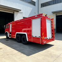 Camion de pompiers lourd DFAC FAW Rescue 6X4 Diesel avec réservoir de 12000L, norme d'émission Euro 2, 251-350 ch