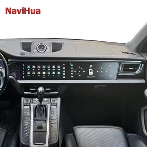 Navihua Écran double 12,3 pouces Carplay Autoradio GPS Navigation Écran multimédia pour Porsche Macan 2014-2017 - Product Image 1