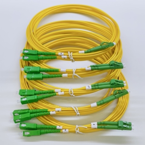 Cable de Fibra Óptica Monomodo Dúplex SC/APC a LC/APC de Grado Industrial, Conector de Cable de Fibra Óptica LSZH SM - Product Image 2