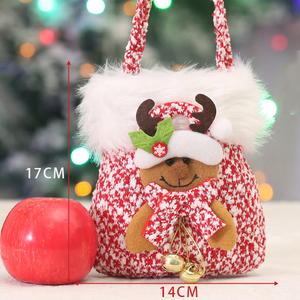 ถุงใส่ลูกกวาดของขวัญสำหรับเด็กถุงของขวัญตกแต่งคริสต์มาสที่สร้างสรรค์ดีไซน์ใหม่ - Product Image 3