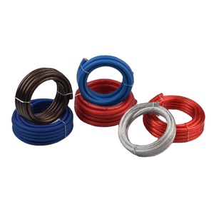 PS-K3 RCA de calibre 0 color azul y de plata coche amplificador de Audio Cable de instalación <span class=keywords><strong>Amp</strong></span> Kits de cableado - Product Image 4
