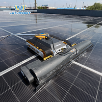 Robot de nettoyage de panneaux solaires LUYU à commande à distance, usage humide/sec, anti-chute, alimenté par énergie solaire, directement de l'usine