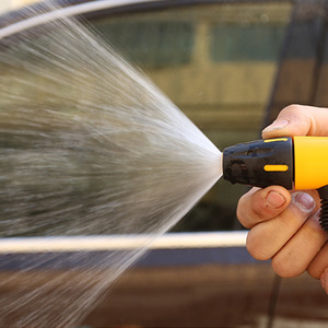 Pistola de agua de plástico Huabangshi de alta presión con cabezal de flujo ajustable para riego de jardín - Product Image 2