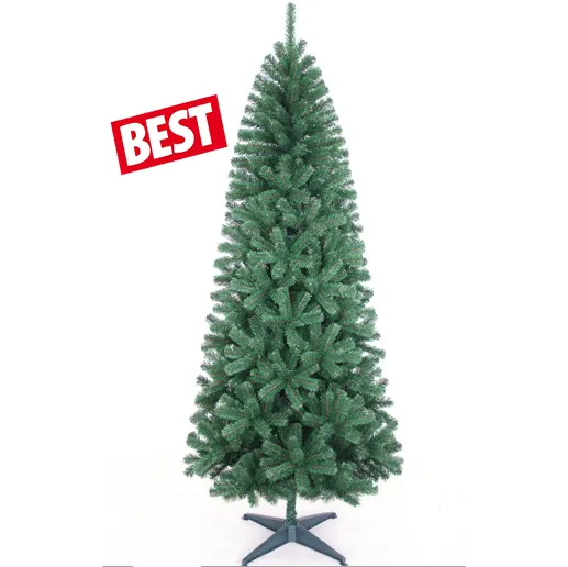 Artificial Green 1053 Branch Tips PVC Christmas Trees 240cm For Outdoor Holiday Festival xmas Decor Easy Assemble Metal Stand