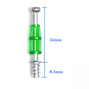 3-in-1 đồ nội thất phụ kiện nội bộ phần cứng Kit với <span class=keywords><strong>Dowel</strong></span> sắt kết nối và NUT công cụ cam với phù hợp - Product Image 6