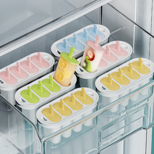 <span class=keywords><strong>Molde</strong></span> para helados tipo paleta con tapa, <span class=keywords><strong>de</strong></span> grado alimenticio, fácil <span class=keywords><strong>de</strong></span> desmoldar, para uso doméstico, para bloques <span class=keywords><strong>de</strong></span> hielo y helados congelados - Product Image 4
