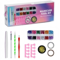 Nuevo Kit de Manicura Profesional: Limas, Bloques de Esponja, Cepillos, Tijeras y Herramientas Multifunción para el Cuidado y Pulido de Uñas en Casa