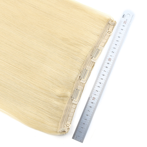 Extensiones de Cabello KSWIGS Halo, Extensiones de Cabello Humano Liso Marrón, Invisibles, Ideales para Peinados Diarios en Salón - Product Image 5