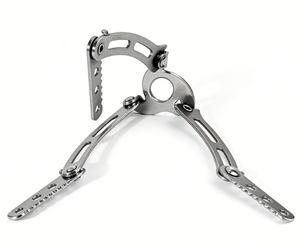 Pince de <span class=keywords><strong>réparation</strong></span> personnalisée en acier inoxydable pour le centrage des roues de vélo, support métallique, outil d'entretien de jantes de vélo - Product Image 3