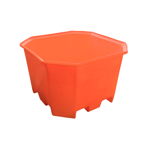 Bac à déchets recyclable en rotomoulage à fond cannelé de 1200 L, haute résistance, longue durée de vie, avec trous pour chariot élévateur, pour mangeoire à bétail - Product Image 6