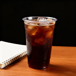 Gobelets en plastique <span class=keywords><strong>PET</strong></span> transparents à paroi simple, écologiques, personnalisables avec logo, jetables, pour café, lait et thé - Product Image 3