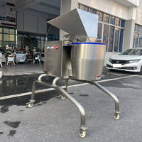 Máquina Eléctrica Industrial de Alta Velocidad para Triturar Repollo con Motor de Acero Inoxidable, Cortadora Automática Multifuncional para Vegetales