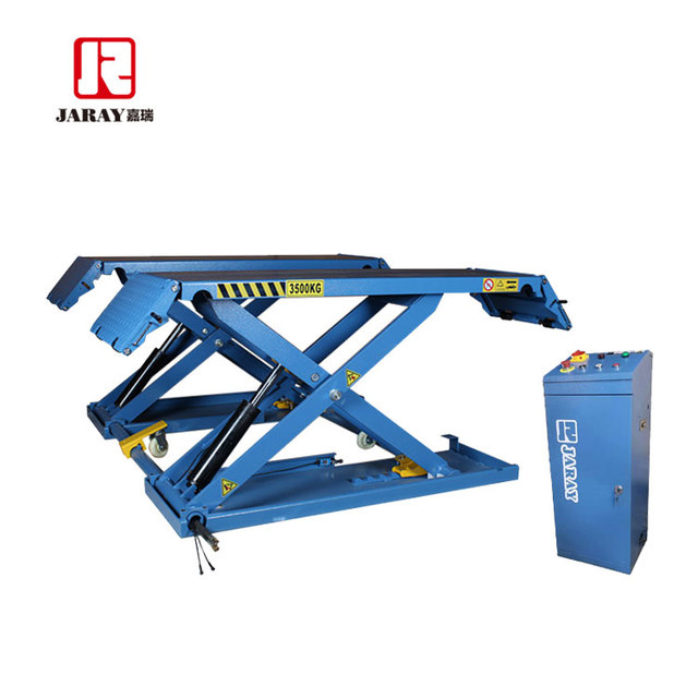 CE Certified Mid Rise Car Lift with Factory Price the Mobile 1.2m 3.5t Scissors Car Lift Mid Rise Scissor Car Lift