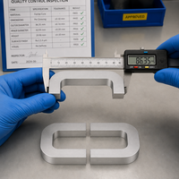 Noyau en acier au silicium de type CD pour transformateur d'isolation de puissance de servomoteur, disponible en OEM