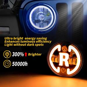 New Product DOT and Emark 90W <strong>Headlight</strong> 7inch Round LED 7" Head Light for jeep wrangler for Hummer and for <strong>harley</strong> Davidson - Product Image 4