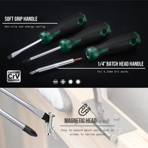 Kit d'outils Profix 59 pièces en acier au chrome-vanadium, ensemble d'outils de réparation pour la maison avec marteau, clé, tournevis, pinces, règle et embouts - Product Image 3