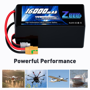 ZEEE Rc Drone Batería 29,6 V 16000mAh 25C 8s Fpv Lipo Batería Ideal para Drones de alto rendimiento Suministros de energía portátiles Aviones Rc - Product Image 5